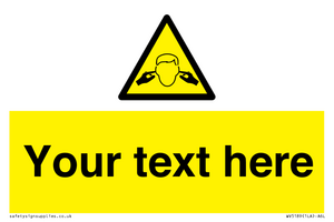 Custom Noise Hazard Sign